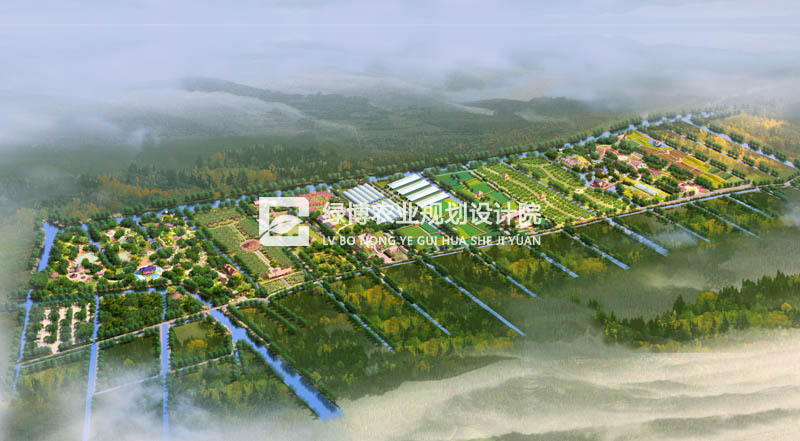 Detailed planning of Chongming Island organic Park in Da Ai City