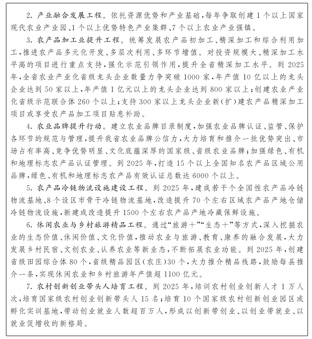 江西省“十四五”农业农村现代化规划(图7)